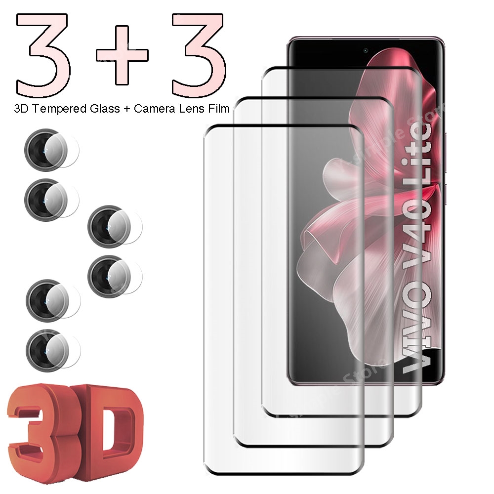 Vivo V40 - vivo V40 Lite용 3+3 곡면 강화유리