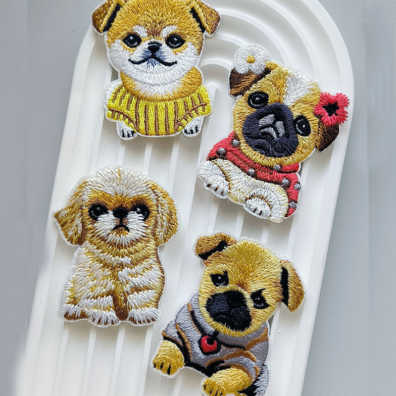 Phone Accessories For Kids - 귀여운 강아지 자수 패치, 의류용 자체