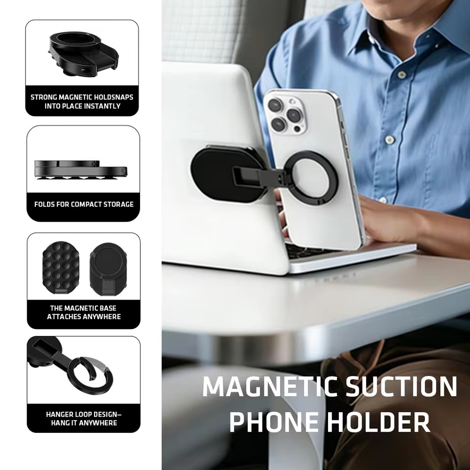 Quirky Phone Accessories - MA39 마그네틱 접이식 휴대폰 거치대 유니버설