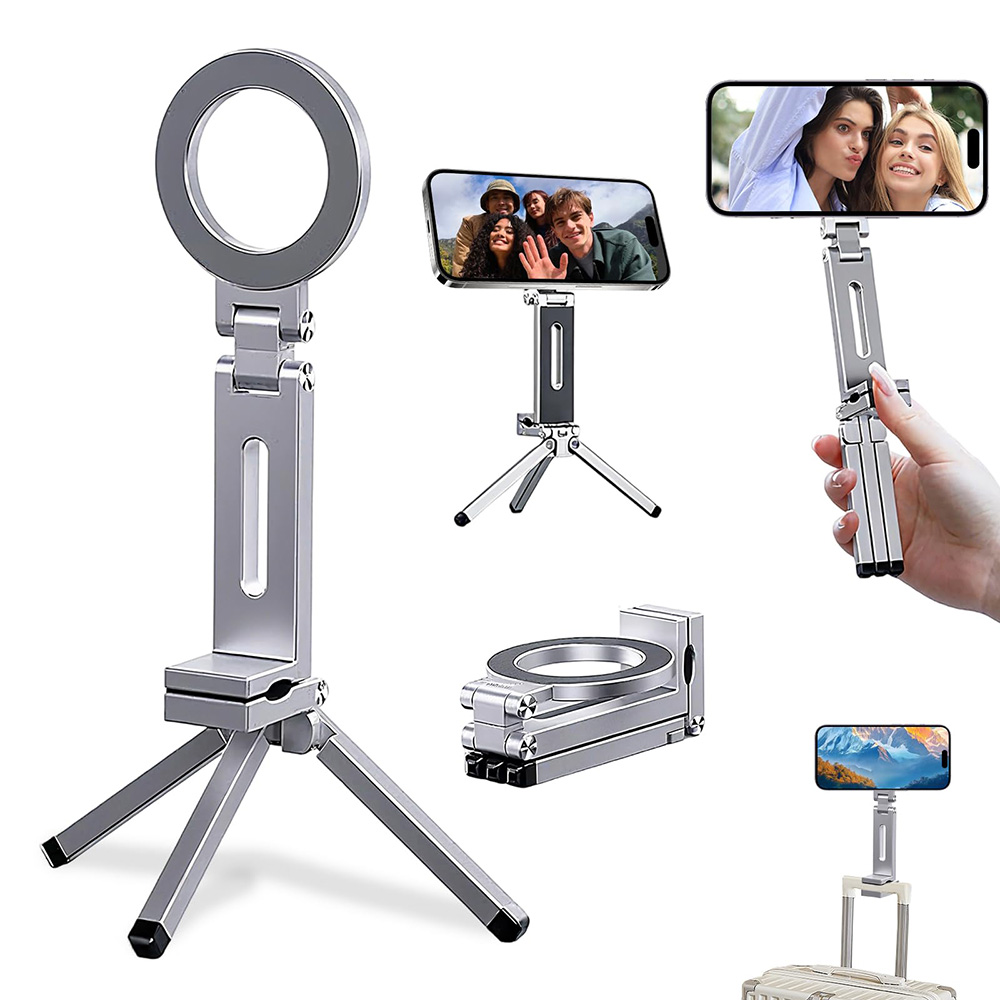Phone Accessories For Photography - 휴대폰 삼각대 자석식 휴대폰 거치대 접이식