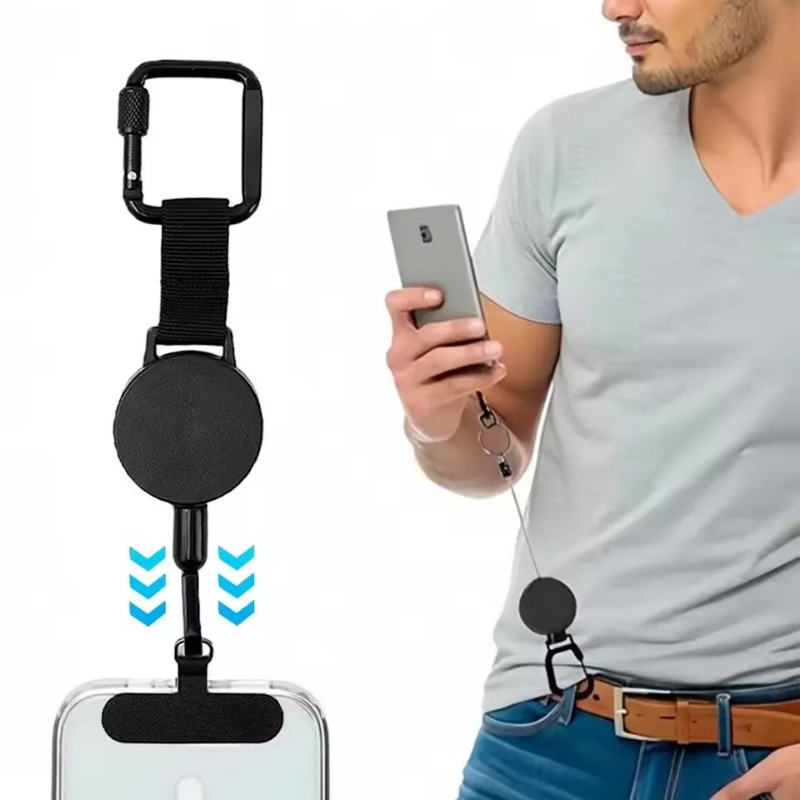 Quirky Phone Accessories - 도난 방지 접이식 야외용 휴대폰 홀더,