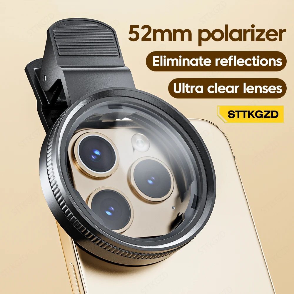 Phone Accessories For Photography - 새로운 52mm CPL 휴대폰 렌즈 필터