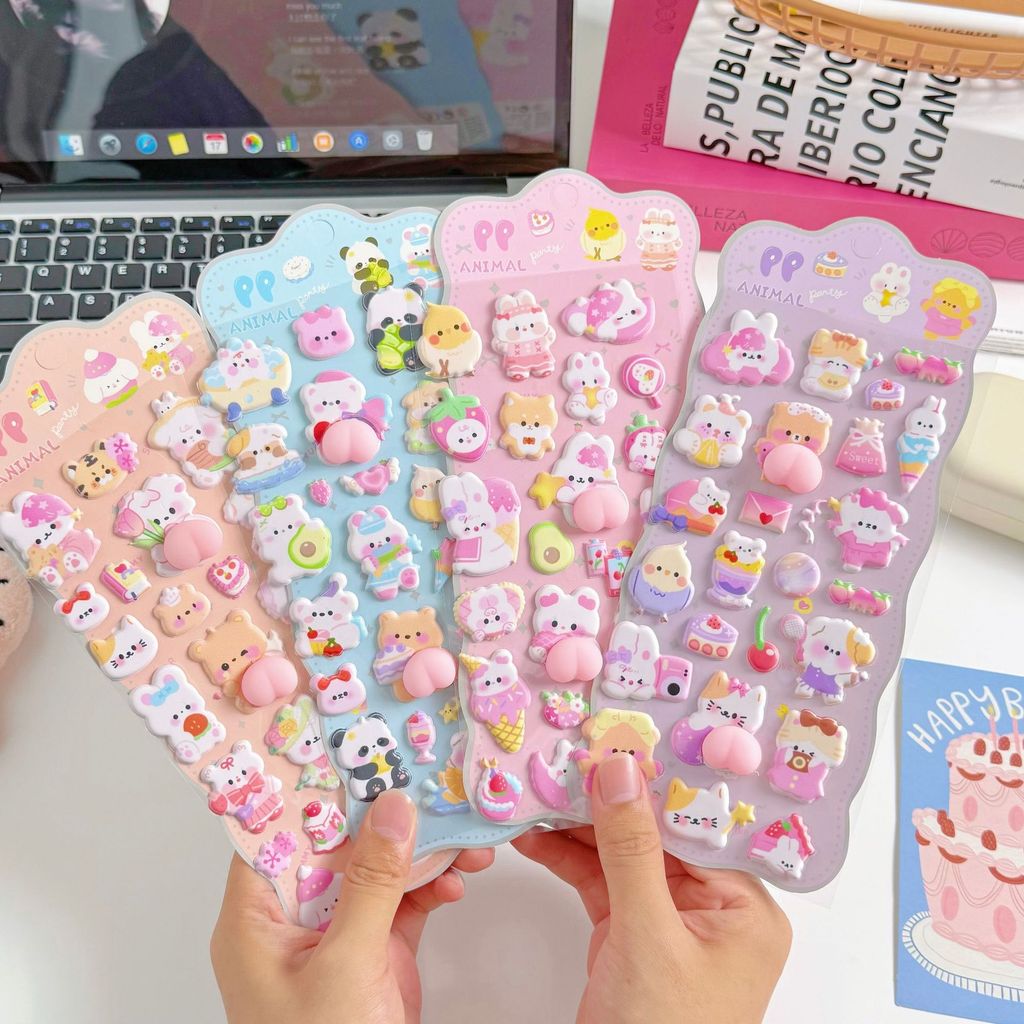 4개 세트 3D 부드러운 귀여운 엉덩이 모양 3D 어린 - Phone Accessories For Kids 리뷰 및 가격