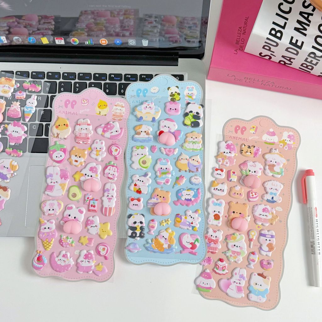 4개 세트 3D 부드러운 귀여운 엉덩이 모양 3D 어린 - Phone Accessories For Kids 리뷰 및 가격