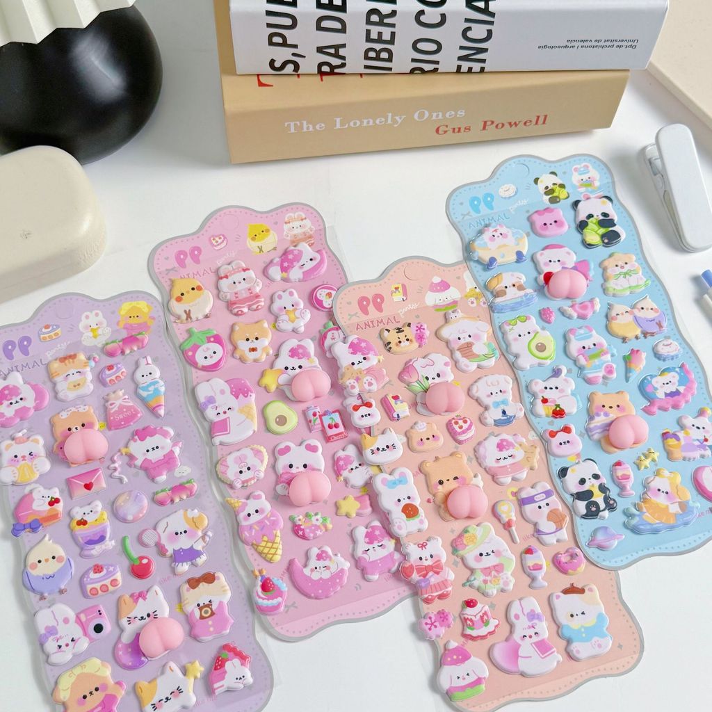4개 세트 3D 부드러운 귀여운 엉덩이 모양 3D 어린 - Phone Accessories For Kids 리뷰 및 가격