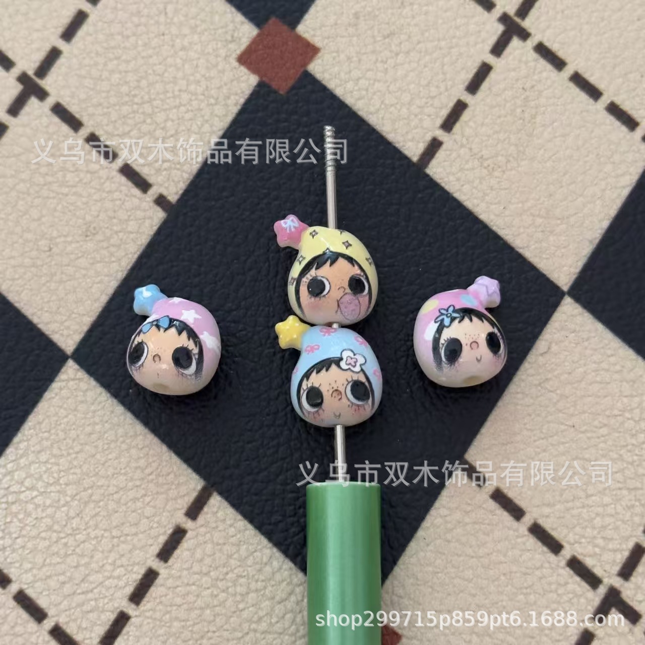 10개 프린트된 릴리프 별 모양 모자 유유 아바타 비즈 - Phone Accessories Beads 리뷰 및 가격