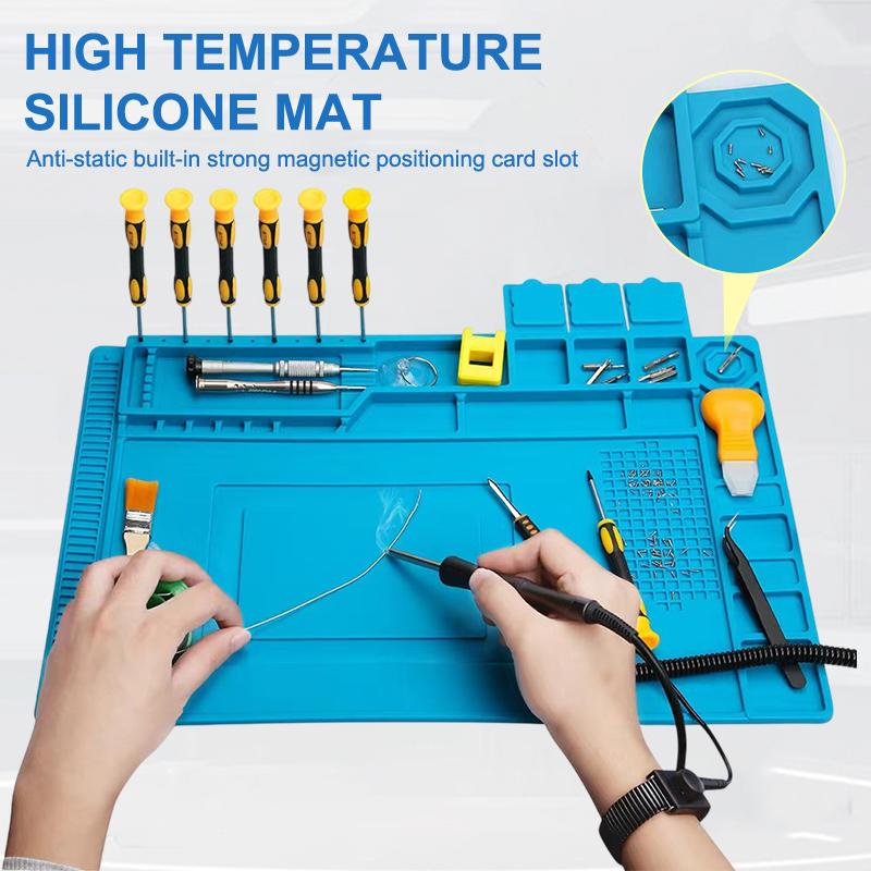 정전기 방지 실리콘 내열 테이블 매트 자기 단열 실리콘 - Phone Repair Kit 리뷰 및 가격