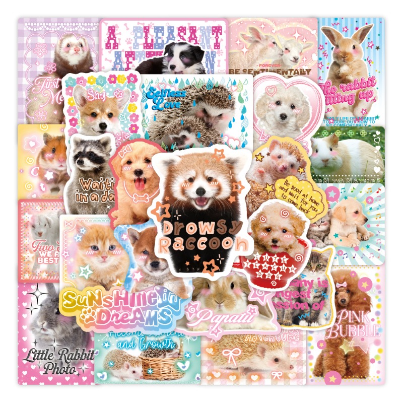 50 개/대 Kawaii 패션 스크랩북 저널 스티커 귀 - Phone Accessories For Kids 리뷰 및 가격