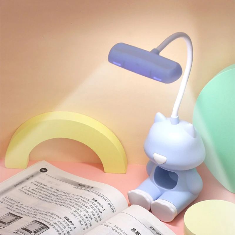 창의적인 LED 서재 책상 램프, 전화 거치대 침대 옆 - Phone Accessories Baby 리뷰 및 가격