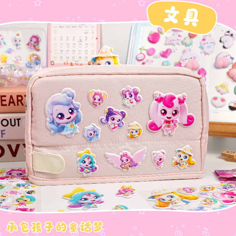 공식 캐치 틴이핑 3D 퍼피 스티커 만화 소녀 캐릭터  - Phone Accessories For Kids 리뷰 및 가격