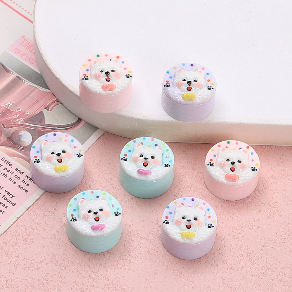 10개 창의적인 다채로운 강아지 케이크 레진 액세서리  - Phone Accessories Beads 리뷰 및 가격