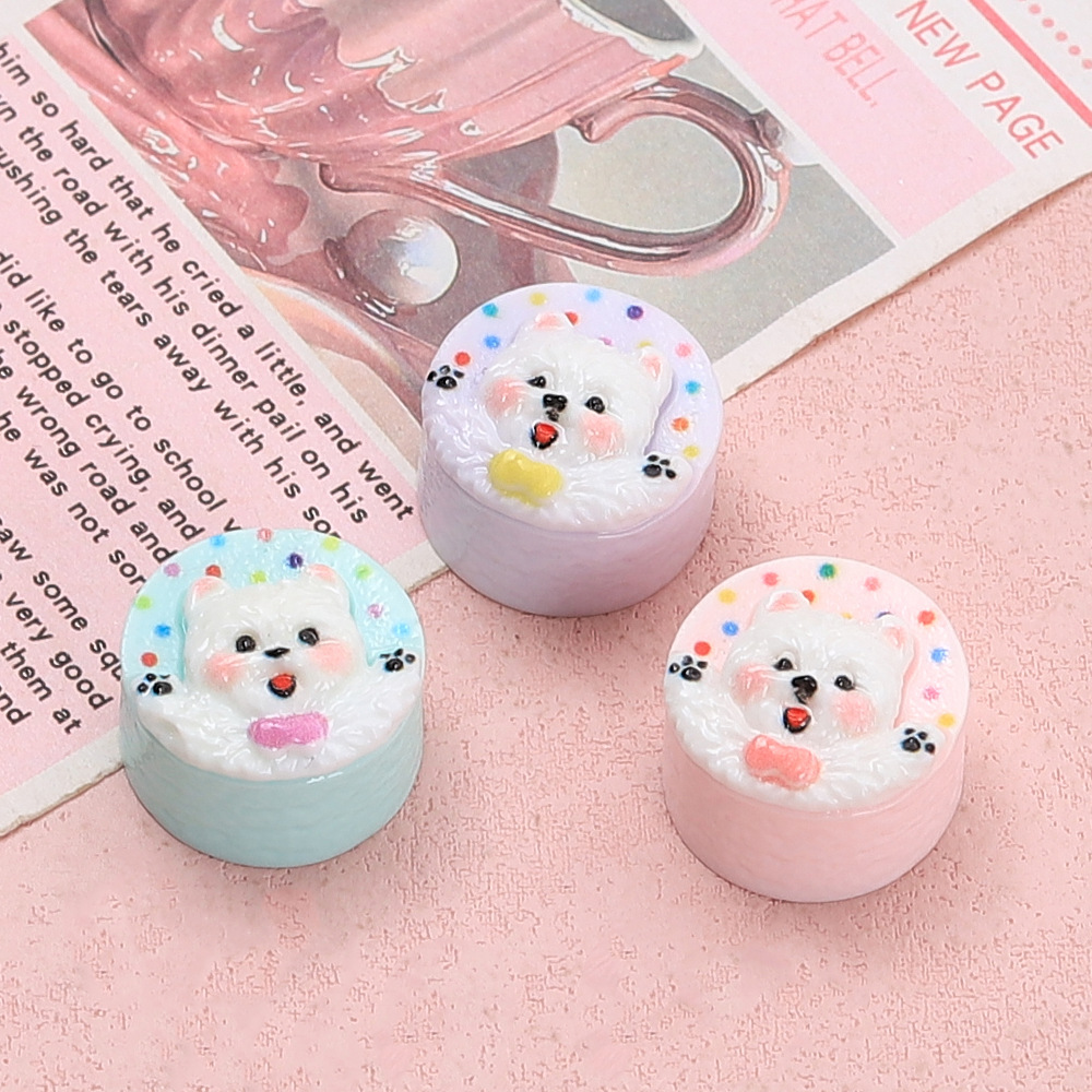 10개 창의적인 다채로운 강아지 케이크 레진 액세서리  - Phone Accessories Beads 리뷰 및 가격