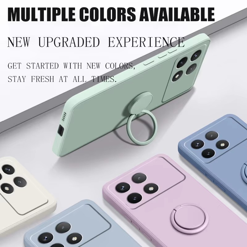 럭셔리 액체 실리콘 자석 홀더 스탠드 폰 케이스 샤오미 - Quirky Phone Accessories 리뷰 및 가격