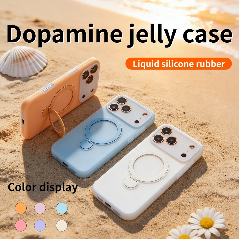 두꺼운 젤리 실리콘 마그네틱 홀더 폰 케이스, 아이폰  - Quirky Phone Accessories 리뷰 및 가격