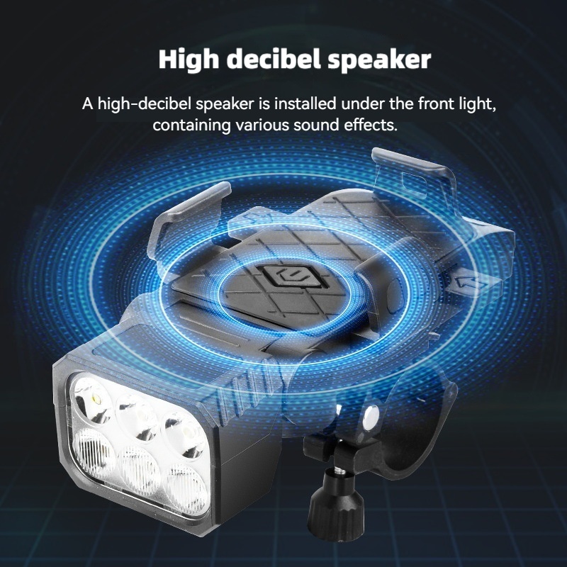경적 및 전화 홀더가있는 자전거 전면 조명 사이클링 자 - Phone Zone Accessories & Repair 리뷰 및 가격