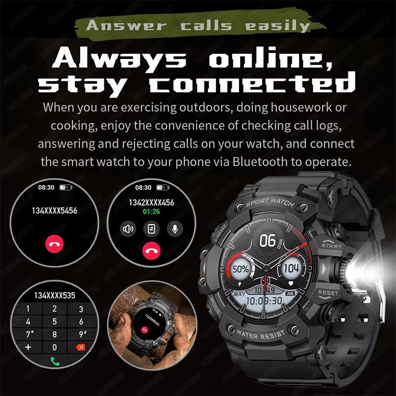 2026 스마트워치 스포츠 아웃도어 방수 블루투스 전화 - Phone Zone Accessories & Repair 리뷰 및 가격