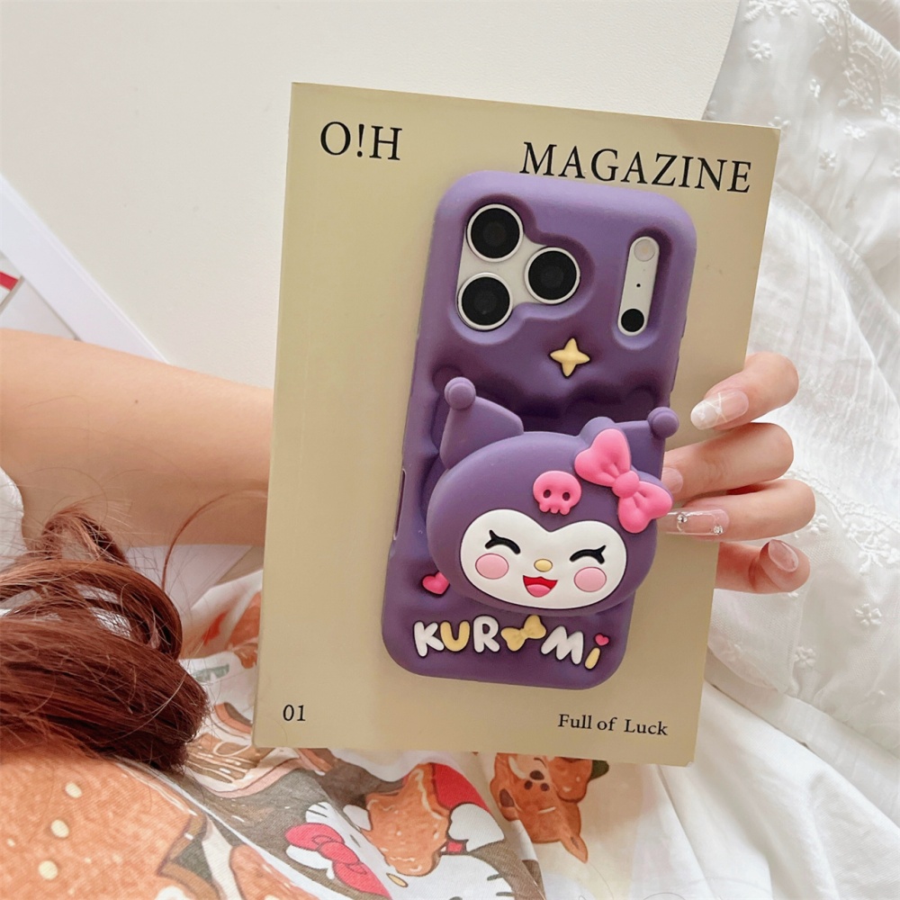 귀여운 산리오 캐릭터 쿠로미 3D 스탠드형 폰케이스 ( - Quirky Phone Accessories 리뷰 및 가격