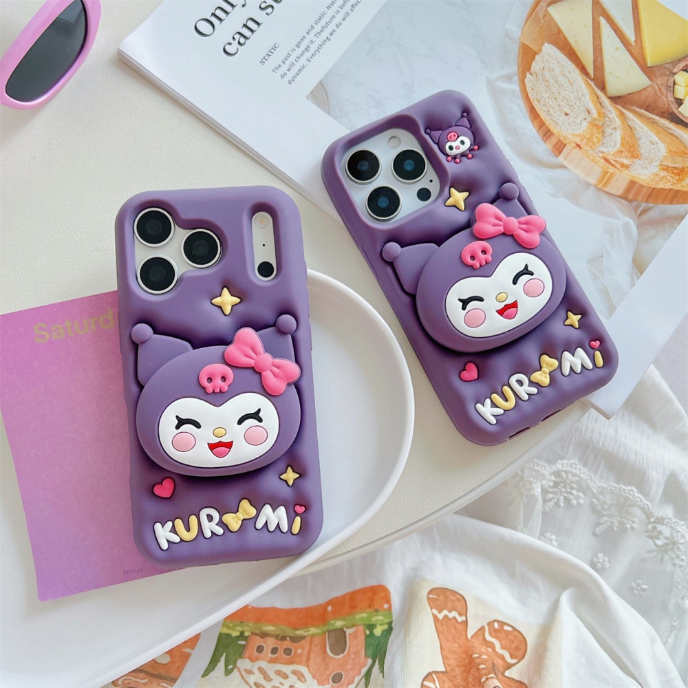 귀여운 산리오 캐릭터 쿠로미 3D 스탠드형 폰케이스 ( - Quirky Phone Accessories 리뷰 및 가격