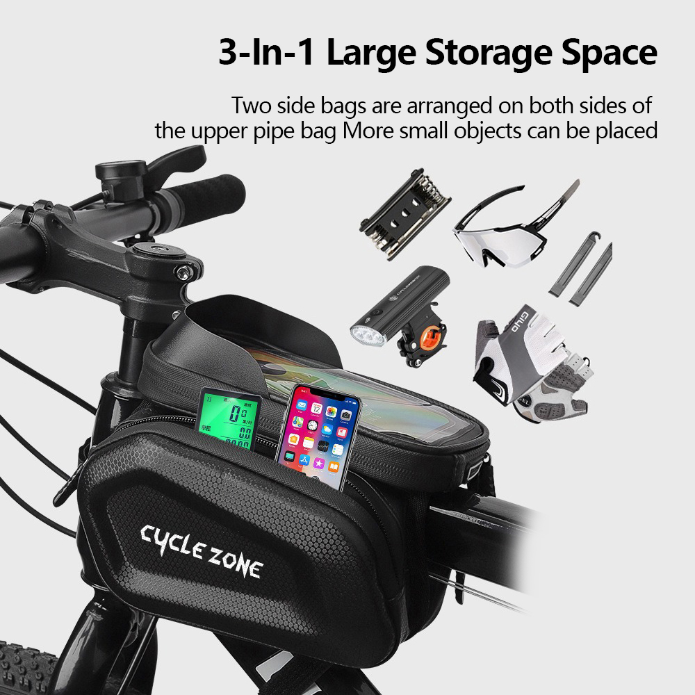 자전거 가방 터치 스크린 전화 케이스 거치대, 대용량  - Phone Zone Accessories & Repair 리뷰 및 가격