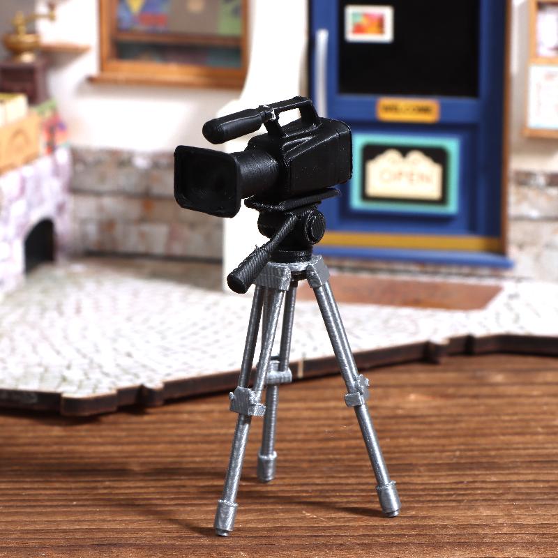 미니 비디오 카메라 삼각대 모델 1:12 스케일 인형  - Phone Accessories For Photography 리뷰 및 가격