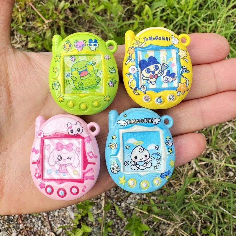 다마고치 양면 프린트 비즈 DIY 재료, 베이크드 페인 - Phone Accessories Beads 리뷰 및 가격