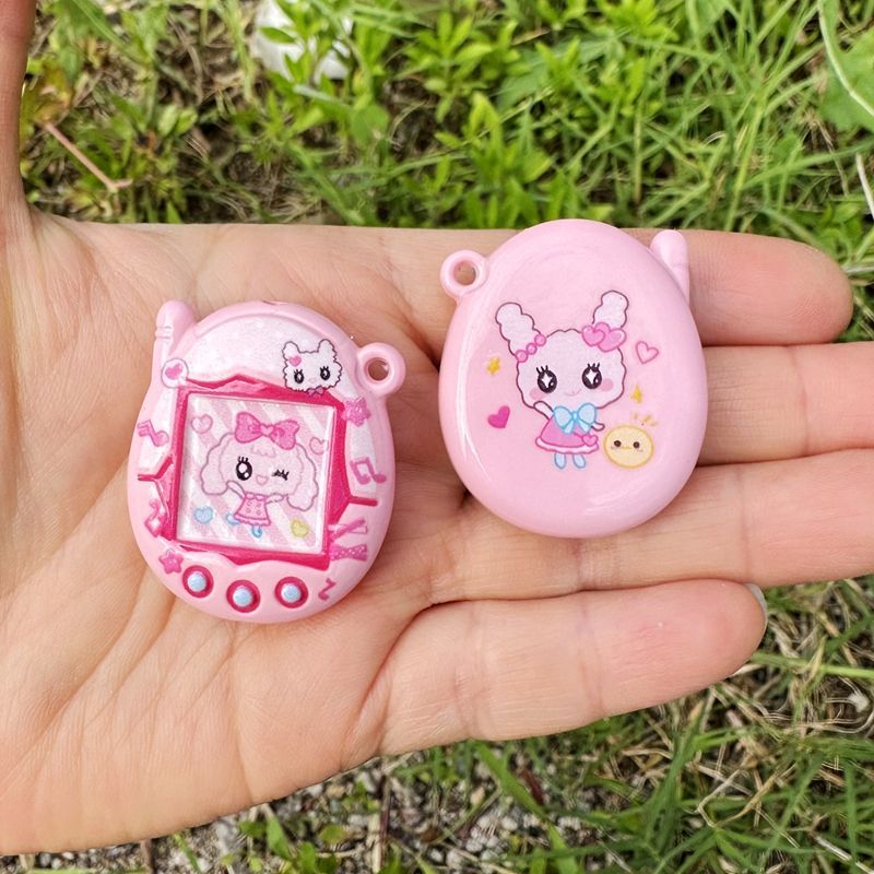 다마고치 양면 프린트 비즈 DIY 재료, 베이크드 페인 - Phone Accessories Beads 리뷰 및 가격
