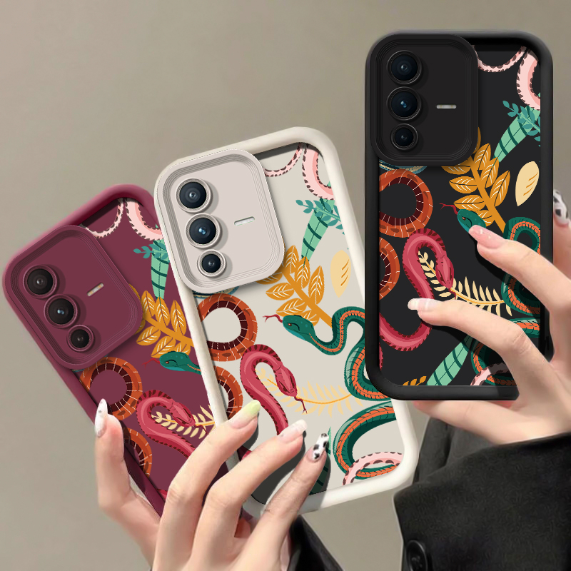 럭셔리 뱀피 무늬 폰 케이스 (비보 V70 FE V60 - Vivo V40 리뷰 및 가격