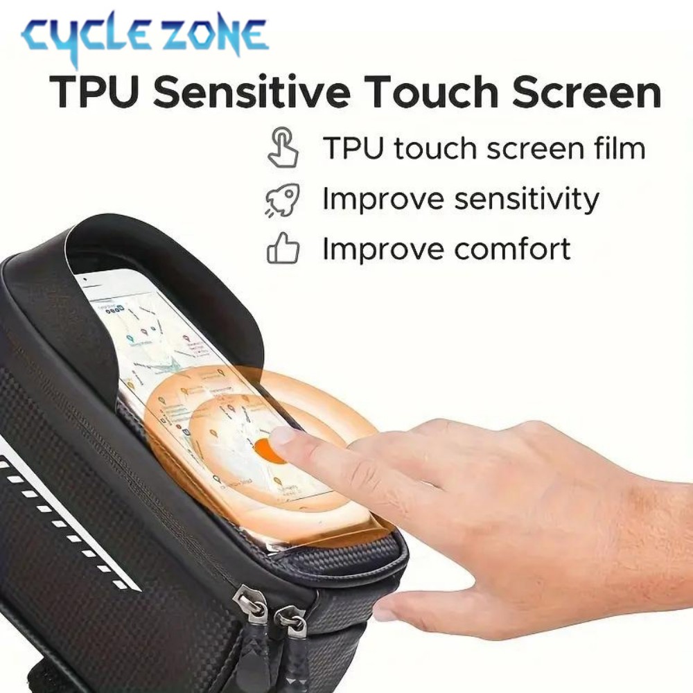 자전거 프론트 빔 백 프론트 튜브 사이클링 백 자전거  - Phone Zone Accessories & Repair 리뷰 및 가격