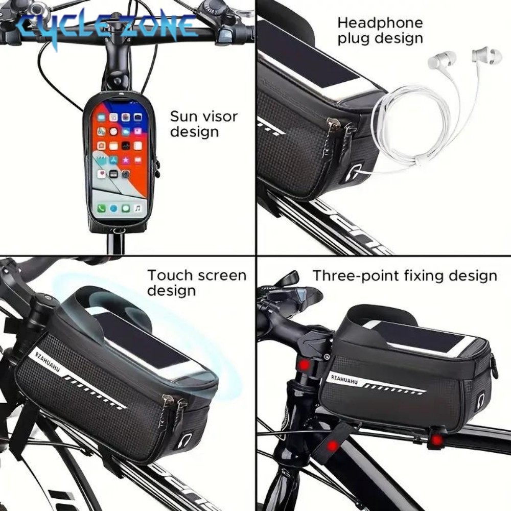 자전거 프론트 빔 백 프론트 튜브 사이클링 백 자전거  - Phone Zone Accessories & Repair 리뷰 및 가격