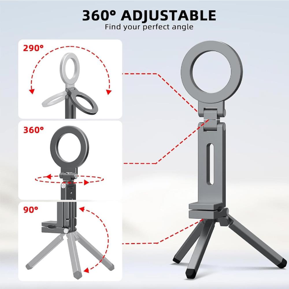 휴대폰 삼각대 자석식 휴대폰 거치대 접이식 360도 회 - Phone Accessories For Photography 리뷰 및 가격